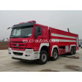 Sinotruck howo 8x4 camión de bomberos de espuma